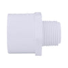 Charlotte Pipe Schedule 40 3/4 in. MPT x 1 in. Dia. Slip PVC Pipe Adapter (Pack of 25)