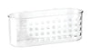 iDesign Clear Plastic Shower Basket - Open Box
