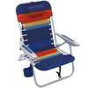 Rio Brands 4-Position Assorted Beach Folding Chair (Pack of 4)