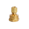 1/4 in. Compression X 3/8 in. D FPT Brass Coupling (Pack of 5)