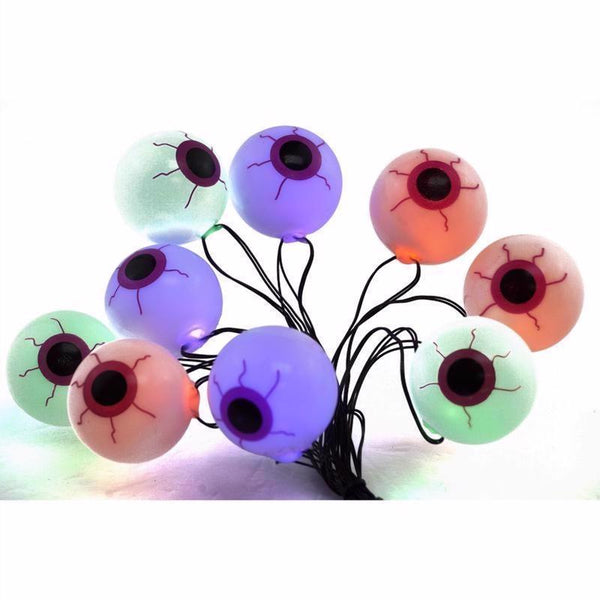 Celebrations Multicolored 18 ct LED Prelit Eyeballs String Lights (Pack of 12)