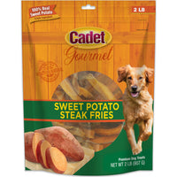 Cadet Gourmet Sweet Potato Steak Fries, Sweet Potato, 2 lbs.