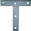 National Hardware 4 in. H x 3/4 in. W x 4 in. L Zinc-Plated Steel T Plates (Pack of 20)