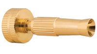 Melnor Metal Twist Hose Nozzle Adjustable Spray from Mist to Jet Solid Brass 3 in
