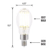 Westinghouse ED37 EX39 (Mogul) Filament LED Bulb Daylight 750 Watt Equivalence 1 pk - Deal of The Week