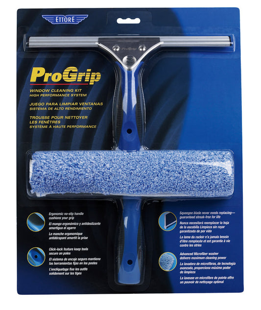 Ettore ProGrip 10 in. Silicone Window Squeegee