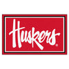 University of Nebraska Script 4ft. x 6ft. Plush Area Rug