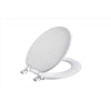 OakBrook Collection Round White Wood Toilet Seat (Pack of 6)