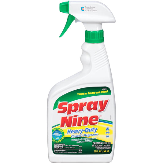 Spray Nine No Scent Cleaner and Degreaser 32 oz Spray (Pack of 12)