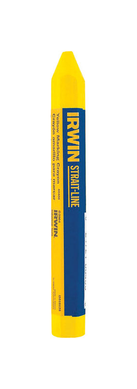 Irwin Strait-Line 4 oz. Standard Marking Chalk Yellow 1 pk (Pack of 12)
