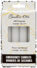 Candle-Lite No Scent Scent White Household Emergency Candles 5 in. H x 3/4 in. Dia.