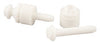 PlumbCraft Toilet Seat Hinge Bolts White Plastic