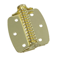 National Hardware 2 in. L Brass-Plated Spring Hinge 2 pk