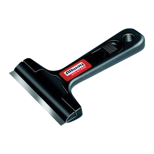 Raspador de vidrio de acero al carbono Allway de 4 pulgadas de ancho (paquete de 10)