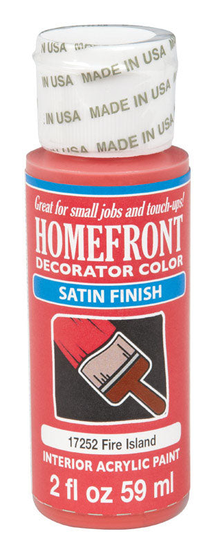 Homefront Satin Fire Island Hobby Paint 2 oz. (Pack of 3)
