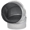 Imperial Manufacturing 6 in. Dia. x 6 in. Dia. Adjustable 90 deg. Galvanized Steel Elbow Exhaust (Pack of 8)