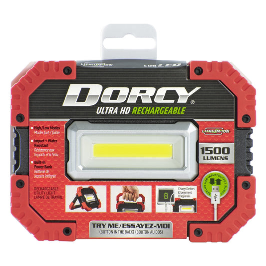 Dorcy Ultra HD Series 1500 lm LED Rechargeable Stand (H or Scissor) Utility Light
