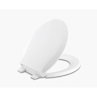 Kohler Cachet Slow Close Round White Plastic Toilet Seat - Open Box