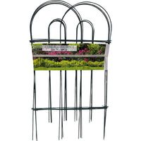 Gard’n Border Round Folding Border Fence Green – 32 in H x 10 ft L