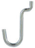 Crawford Zinc Plated Black/Silver Steel 0.5 in. Peg Hooks 8 pk