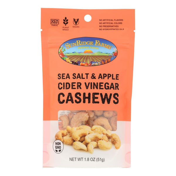 Sunridge Farms Cashews - Case of 8 - 1.8 OZ (Pack of 8)