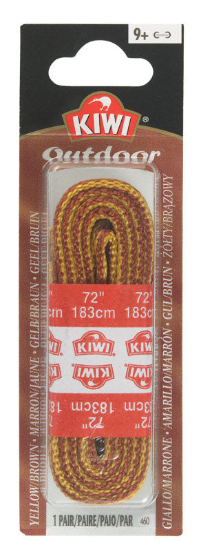 Kiwi Outdoor 72 in. Gold &  Brown Boot Laces