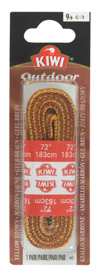 Kiwi Outdoor 72 in. Gold &  Brown Boot Laces