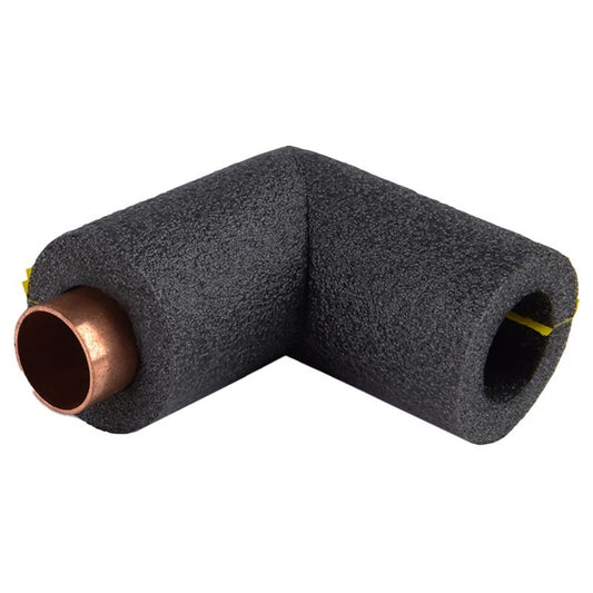 Armacell Tundra Polyethylene Foam Black Flexible Pipe Insulation Elbow 3/4 Pipe x 1/2 Thick in.