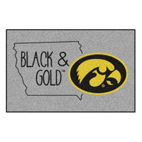 University of Iowa Southern Style Rug - 19in. x 30in.