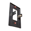 Westek LumiCover Aged Bronze 1 gang Plastic Duplex Wall Plate 1 pk