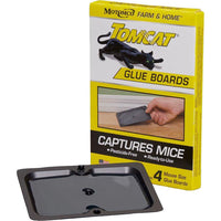 Tomcat Prebaited Glue Board Mouse Traps 4 Pack