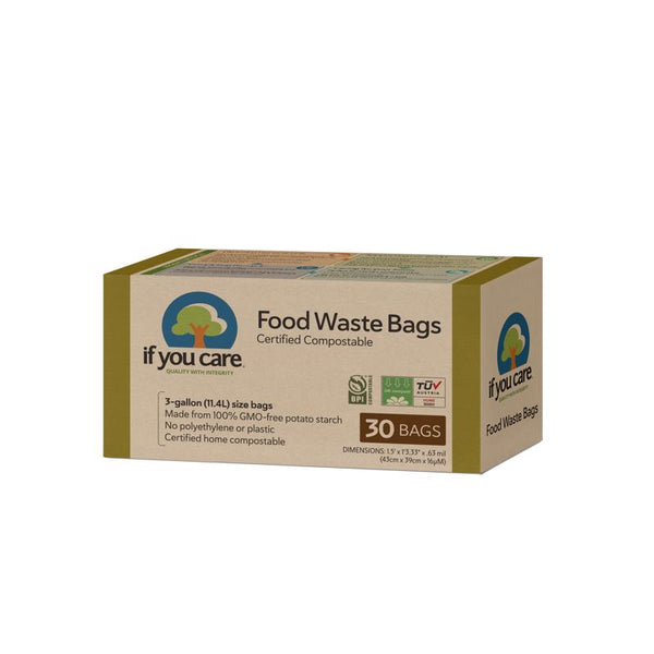 If You Care 3 gal Compost Bags Wing Ties 30 pk (Pack of 12)