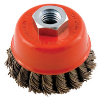 Forney 2.75 in. D X 5/8 in. Knotted Steel Cup Brush 12500 rpm 1 pc - Deal of The Week