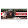 Texas Tech University Baseball Runner Rug - 30in. x 72in.
