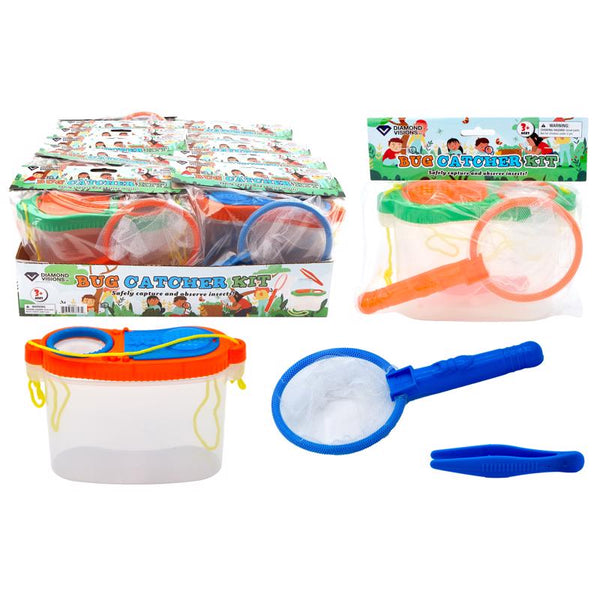 Kit atrapainsectos multicolor Bug Catcher de Diamond Visions, 3 piezas (paquete de 12) - oferta de la semana