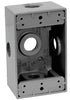 Sigma Engineered Solutions New Work 18.3 cu in Rectangle Die-Cast Metal 1 gang Weatherproof Box Gray - Deal of The Week