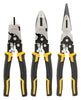DeWalt 3 pc Chrome Vanadium Steel Pliers Set Assorted in. L - Open Box