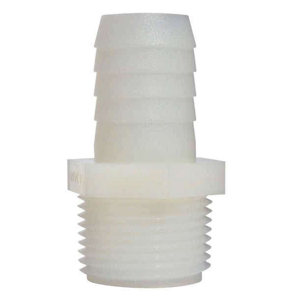 Green Leaf Nylon 3/4 in. Dia. x 3/4 in. Dia. Adapter 1 pk (Pack of 5)