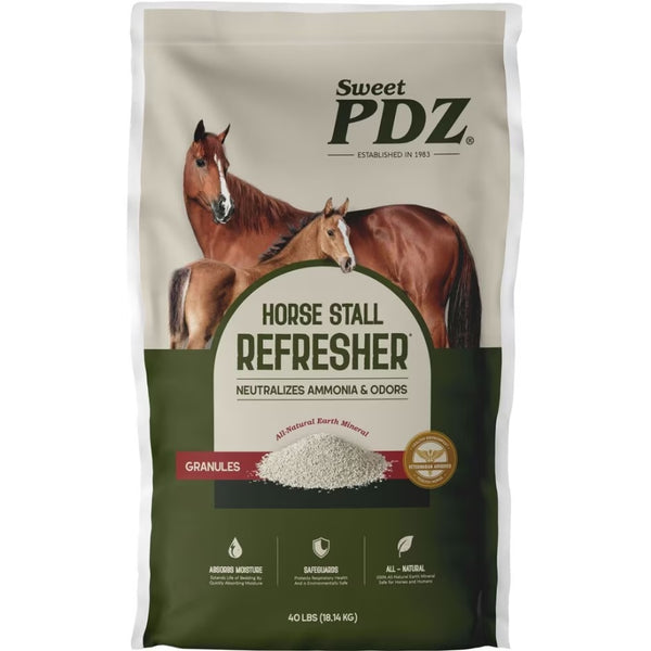 Refrescante para establos de caballos Sweet PDZ, 40 libras.