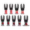Diablo Bi-Metal/Carbide Tipped Oscillating Blade Set General Purpose Cuts 9 pc