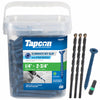Tapcon 2-3/4 in. L Star Flat Head Concrete Screws 150 pk