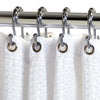 Zenna Home Chrome Silver Metal Shower Hooks 12 pk