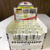 STOPPCLIPP 6 in. H X 1 in. W X 3 in. L Steel White Door Stop Mounts to door(Pack of 25)