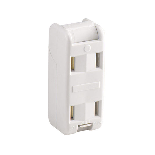 Pass & Seymour 10 amps 125 volt White Cord Outlet 1-15R 1 pk (Pack of 10)