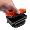 Oklahoma Joe's Blacksmith Steel Black/Red/Silver Grill Brush with Scraper