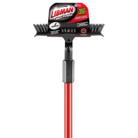 Libman 10 in. W Stiff Bristle 60 in. Steel Handle Swivel Grout & Scrub Brush (Pack of 6)