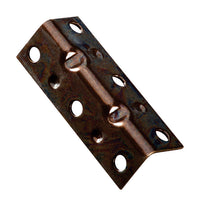 National Hardware 2.5 in. H X 0.75 in. W X 0.04 in. D Antique Brass Steel Inside Corner Brace
