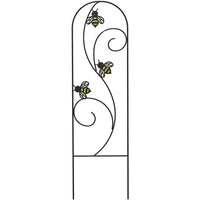 Panacea Bee Conscious Garden Pot Trellis Powder Coated Steel Black 36 in