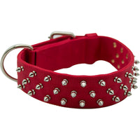 Bravo Nylon Spiked Dog Collar