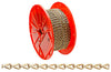 Campbell 16 in. Single Jack Brass Jack Chain 1/16 in. D X 200 ft. L